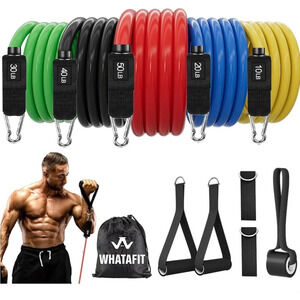 NIB WHATAFIT Resistance Bands